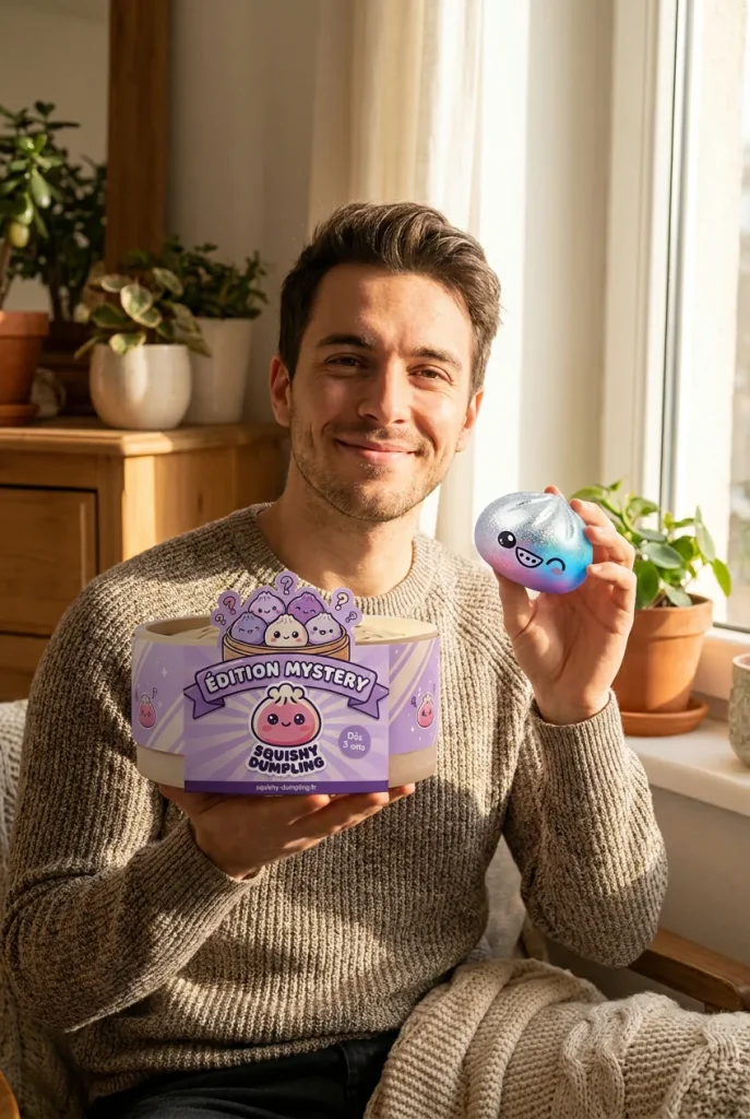 Rare Dumpling Squishy Mystery Kolekcjonerski z pudełkiem