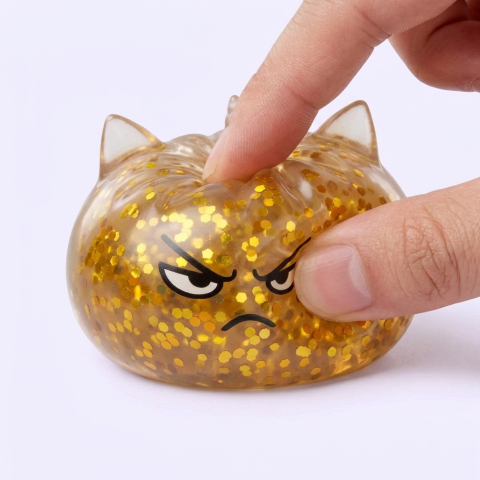 Glitter Dumpling Squishy Rare – Magiczny Jednorożec ściskany w dłoni