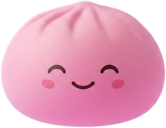 Mystery Dumpling Squishy z Koszyczkiem Bambusowym ściskany w dłoni