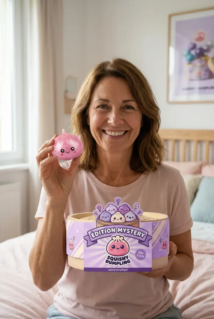 Dumpling Squishy Glitter Unicorn Niespodzianka z pudełkiem