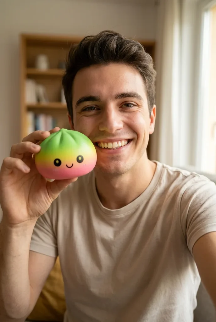 Dumpling Squishy Ombre Mystery Tęczowy Gradient na co dzień