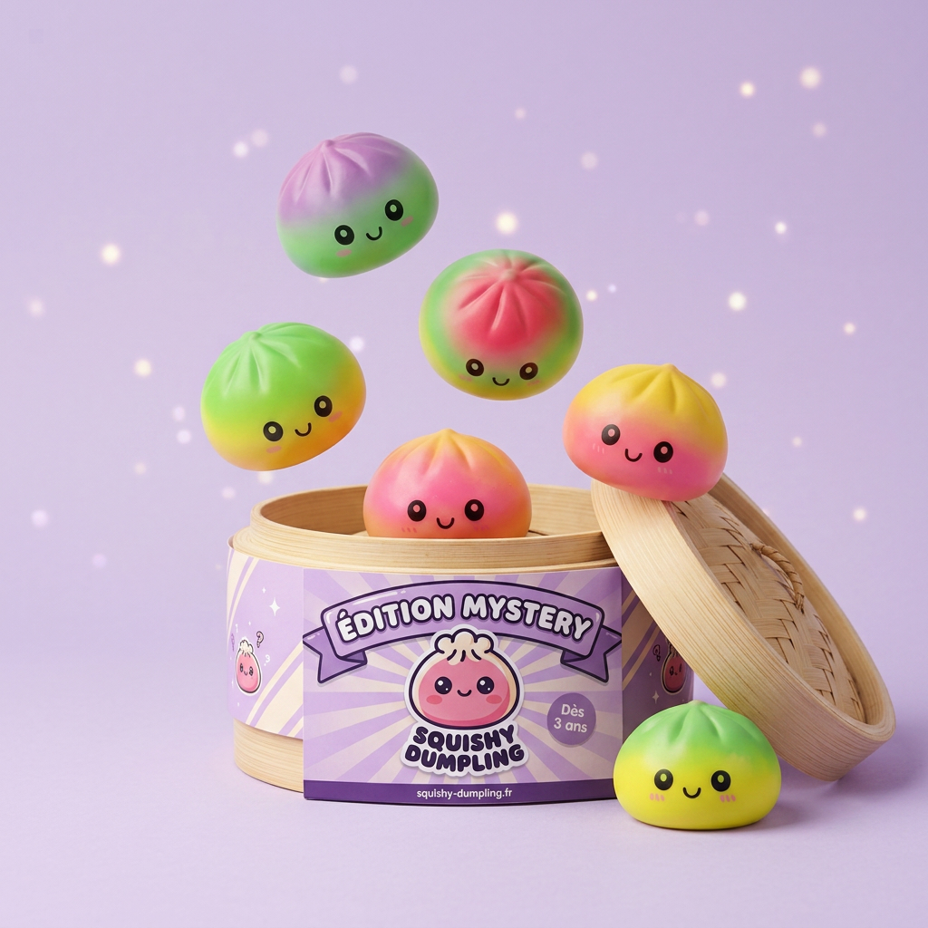 Dumpling Squishy Ombre Mystery Tęczowy Gradient ściskany w dłoni