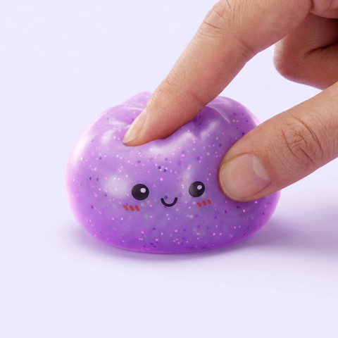 Dumpling Squishy Mystery Glow in the Dark Brokat ściskany w dłoni