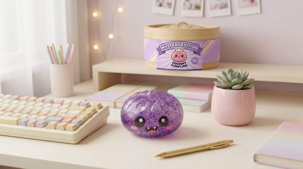 Squishy Dumpling Mystery Halloween Pudełko Niespodzianka w codziennej aranżacji