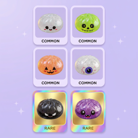 Squishy Dumpling Mystery Halloween Pudełko Niespodzianka ściskany w dłoni