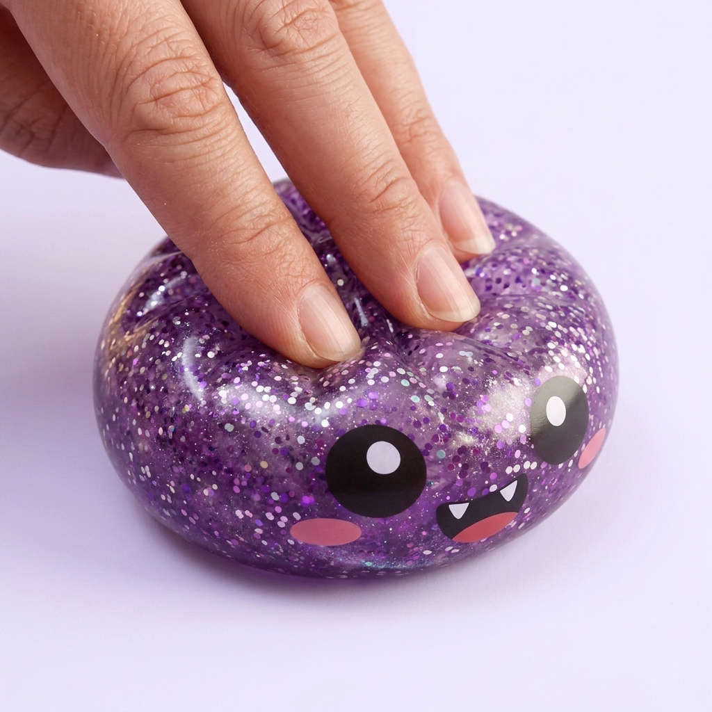 Squishy Dumpling Mystery Halloween Pudełko Niespodzianka efekt slow-rise w akcji