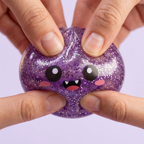 Squishy Dumpling Mystery Halloween Pudełko Niespodzianka ściskany w dłoni