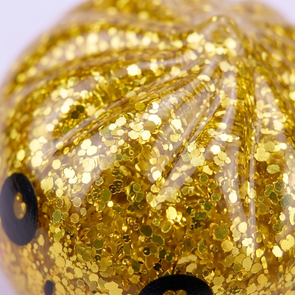 Squishy Dumpling Mystery Glitter Mini Set 3 szt. makro tekstury pianki
