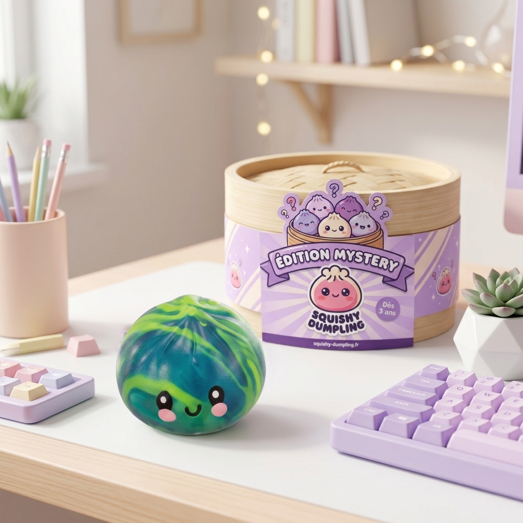 Dumpling Squishy Mystery Tie Dye Mini Niespodzianka w codziennej aranżacji
