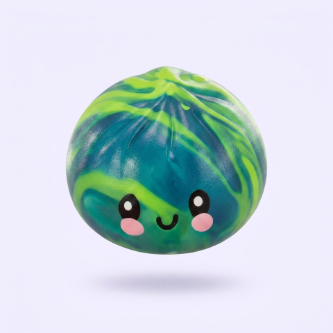 Dumpling Squishy Mystery Tie Dye Mini Niespodzianka ściskany w dłoni