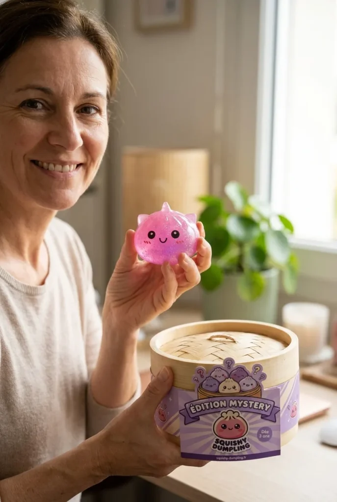 Dumpling Squishy Mystery Mini Jednorożec z pudełkiem