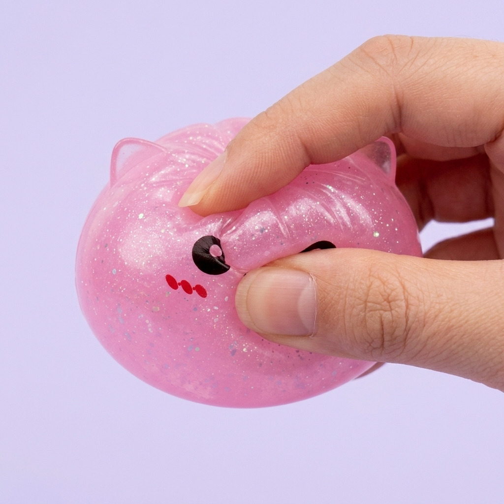 Dumpling Squishy Mystery Mini Jednorożec efekt slow-rise w akcji