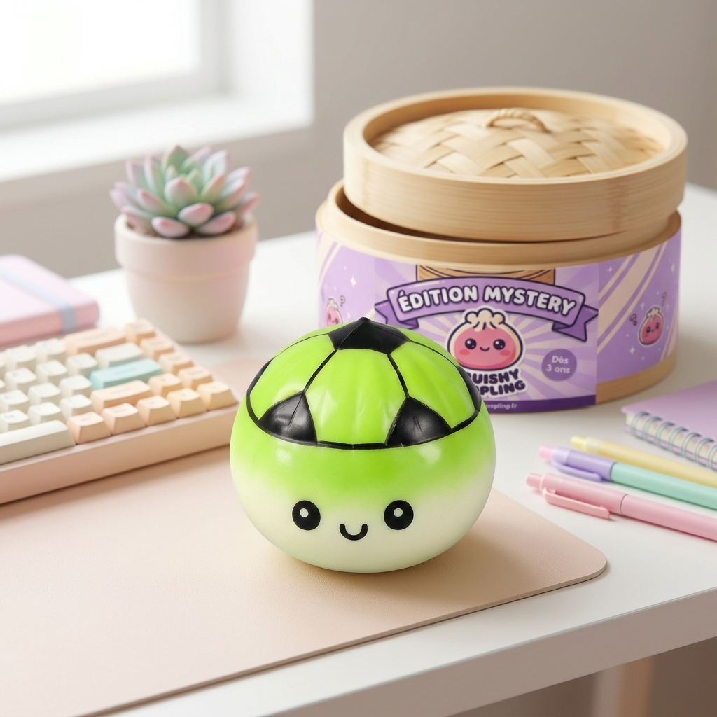 Mystery Dumpling Squishy Edycja Piłkarska w codziennej aranżacji
