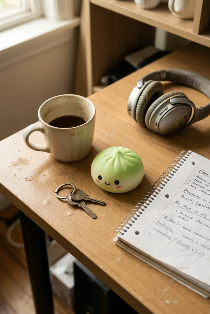 Mystery Dumpling Squishy Edycja Piłkarska na biurku