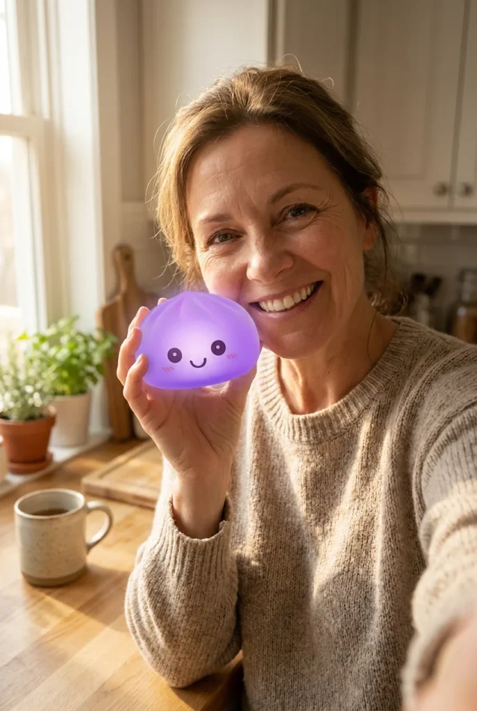 Mystery Squishy Dumpling – Świecąca Lampka Nocna na co dzień