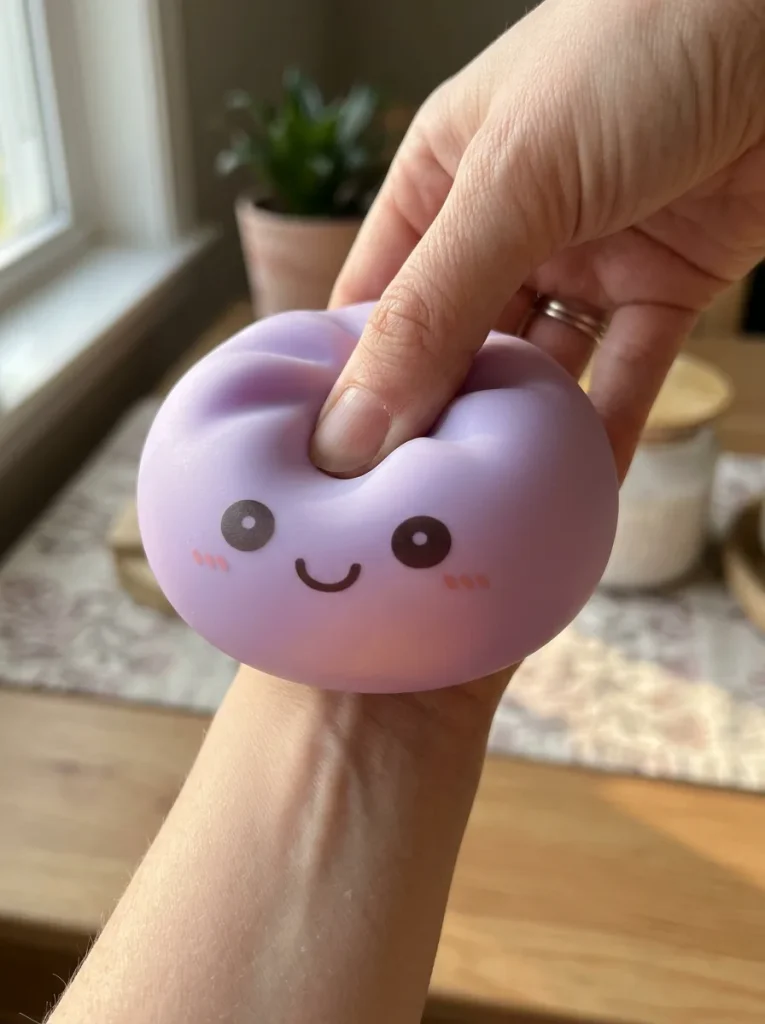 Mystery Squishy Dumpling – Świecąca Lampka Nocna podczas ściskania