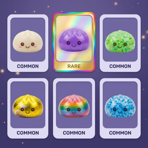 Mystery Squishy Dumpling – Świecąca Lampka Nocna ściskany w dłoni