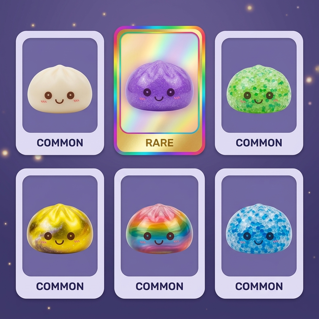 Mystery Squishy Dumpling – Świecąca Lampka Nocna ściskany w dłoni