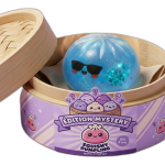 Mystery & Surprises — squishy dumpling dans sa boîte panier vapeur bambou