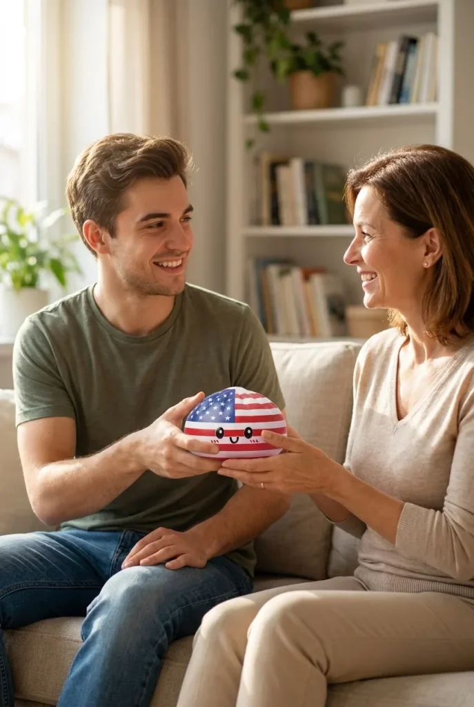 Squishy Dumpling USA Flaga Ameryki jako pomysł na prezent