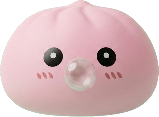 Dumpling Squishy Różowy Pufiasty ściskany w dłoni