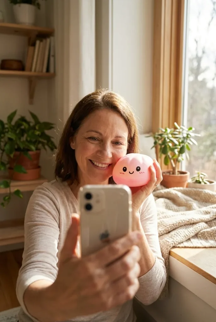 Pink Squishy Dumpling Kwiatowa Słodycz na co dzień