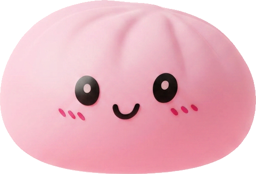 Pink Squishy Dumpling Kwiatowa Słodycz ściskany w dłoni
