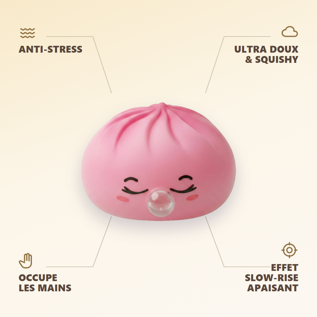 Dumpling Squishy Rose Rare Blow Kolekcjonerski infografika: najważniejsze zalety