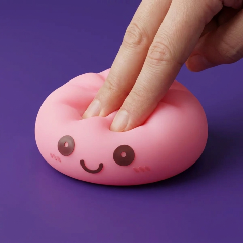 Dumpling Squishy Lampka Nocna Delikatny Róż ściskany w dłoni