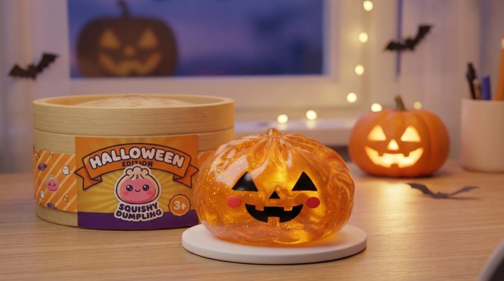 Pumpkin Dumpling Squishy Halloween Dynia w codziennej aranżacji