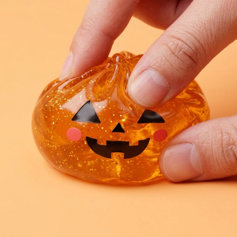 Pumpkin Dumpling Squishy Halloween Dynia efekt slow-rise w akcji