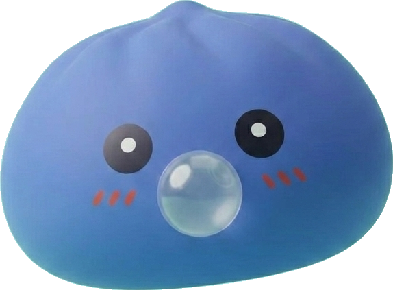 Dumpling Squishy Fioletowy Nadmuchany Pufiasty ściskany w dłoni