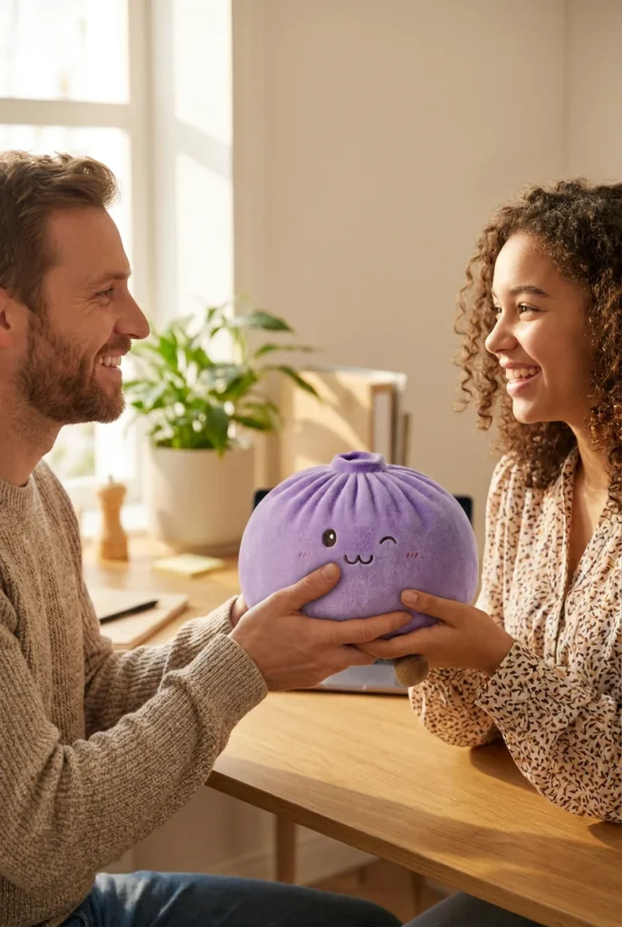 Giant Dumpling Squishy Fioletowy jako pomysł na prezent