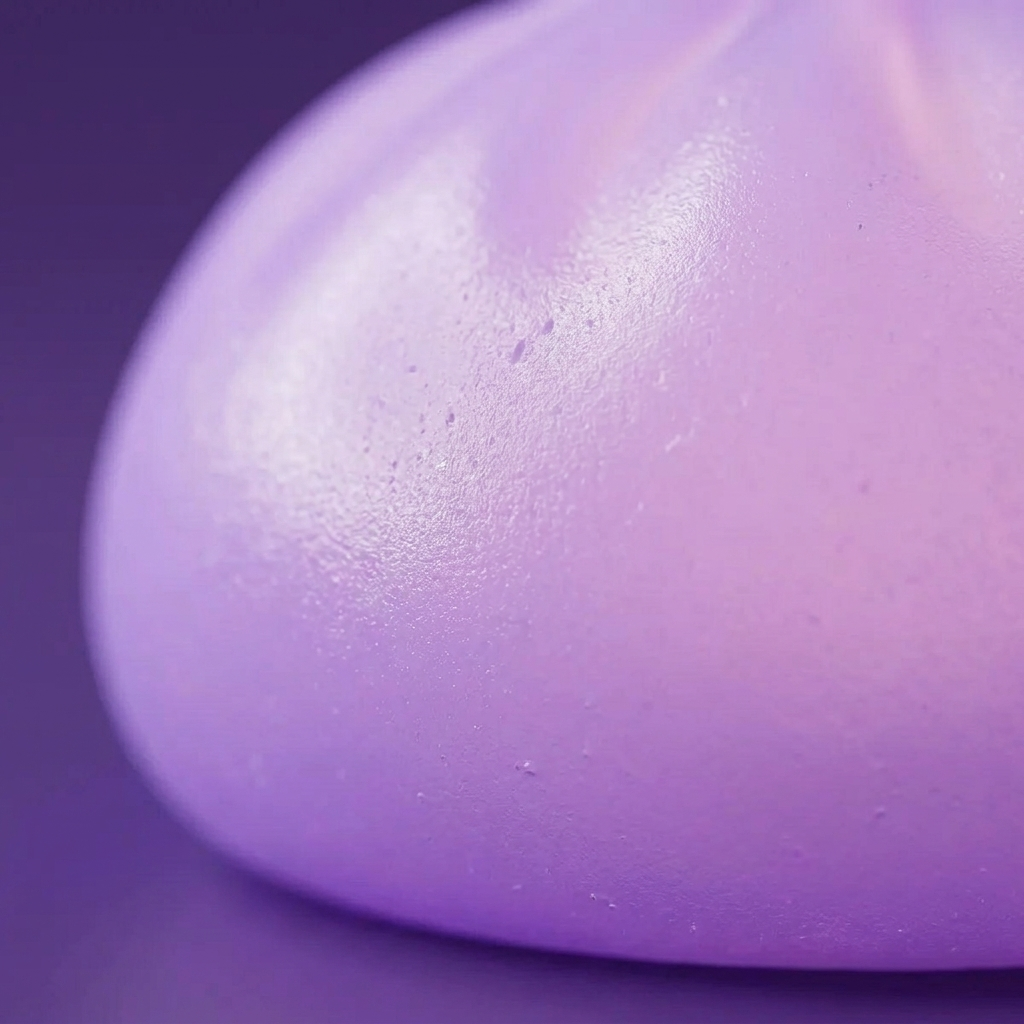 Dumpling Squishy Lampka Nocna Fioletowa makro tekstury pianki