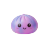 Squishy Dumpling Tie Dye Fioletowy Cukrowa Wata ściskany w dłoni