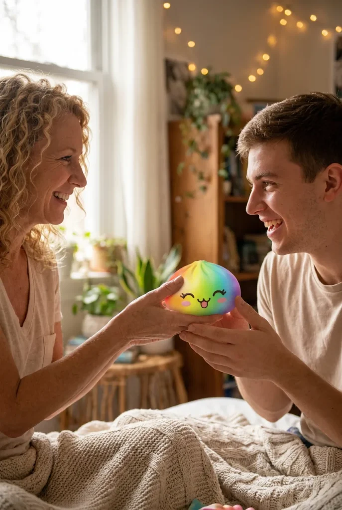 Rare Dumpling Squishy Tęczowy Kolorowy jako pomysł na prezent