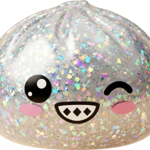 Rare Dumpling Squishy Srebrny Blask ściskany w dłoni