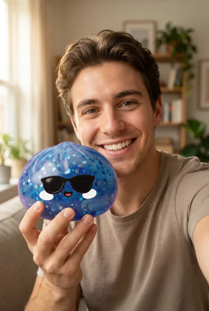Squishy Dumpling Okulary Sparkle na co dzień