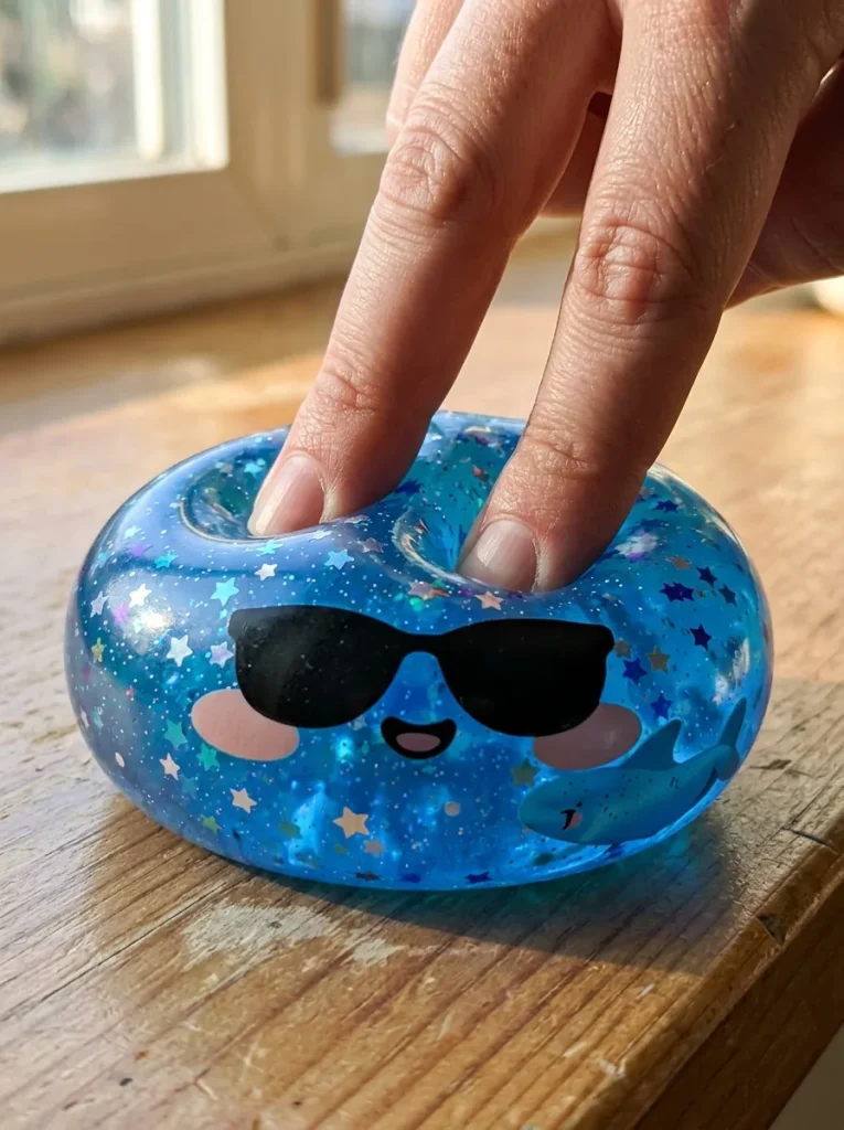 Squishy Dumpling Okulary Sparkle podczas ściskania
