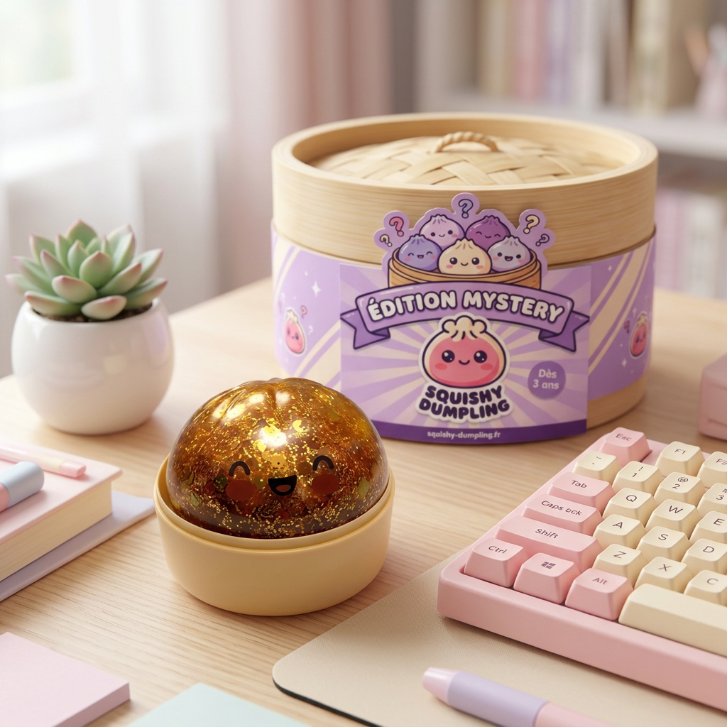 Squishy Bun Mystery Dumpling – Bao Niespodzianka w codziennej aranżacji