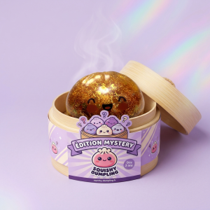Squishy Bun Mystery Dumpling – Bao Niespodzianka w bambusowym koszyku