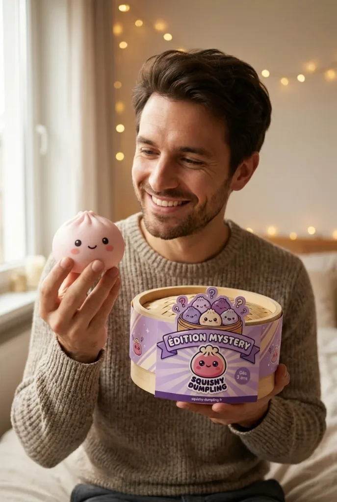 Squishy Bun Mystery Dumpling – Bao Niespodzianka z pudełkiem