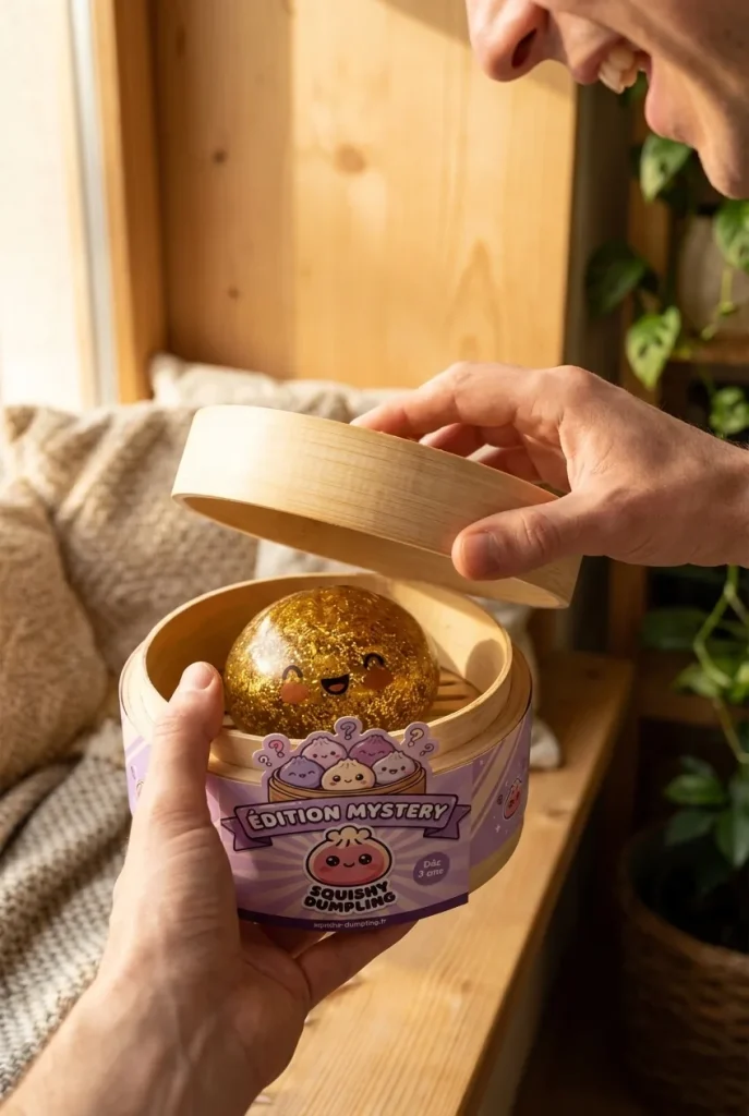 Squishy Bun Mystery Dumpling – Bao Niespodzianka podczas rozpakowywania