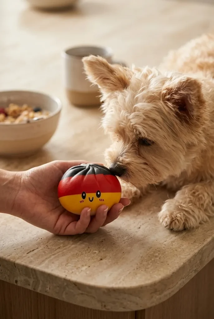 Flag Squishy Toy Niemcy Dumpling z pluszakiem