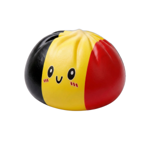 Squishy Dumpling Flag Belgia ściskany w dłoni
