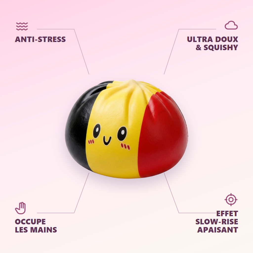 Squishy Dumpling Flag Belgia infografika: najważniejsze zalety