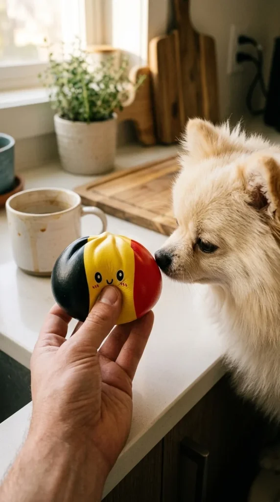 Squishy Dumpling Flag Belgia z pluszakiem