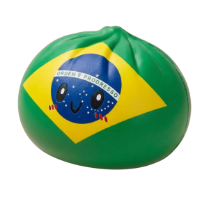 Dumpling Squishy Flag Brazylia ściskany w dłoni