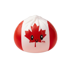 Flag Squishy Dumpling Kanada ściskany w dłoni