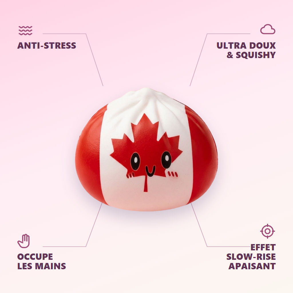 Flag Squishy Dumpling Kanada infografika: najważniejsze zalety